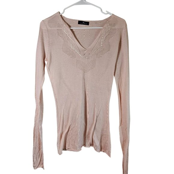 Day Birger Et Mikkelsen Women Med Spun Silk Sweater Quiet Luxury Minimalist - Picture 4 of 15
